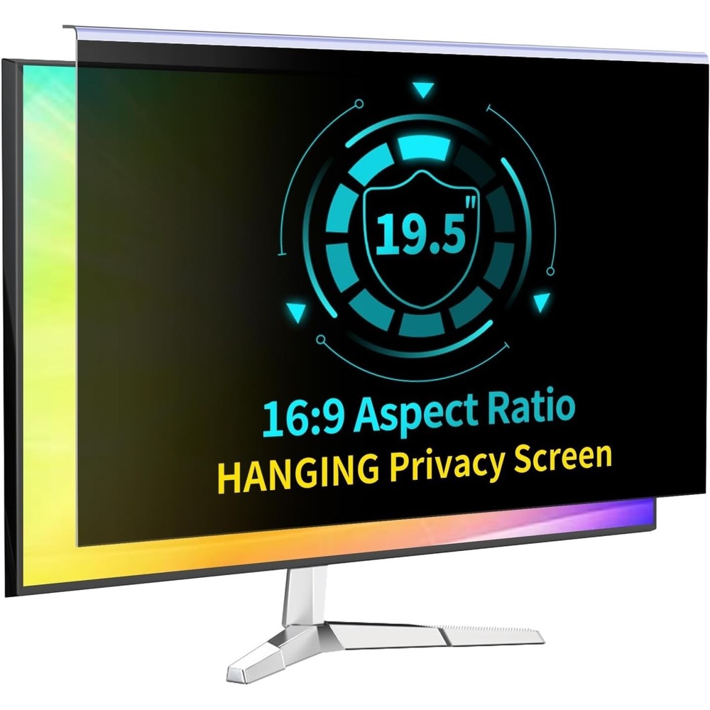 19.5 Inch Privacy Screen for Monitor 16:9 Anti-Blue Light UV Filter‎ Shield